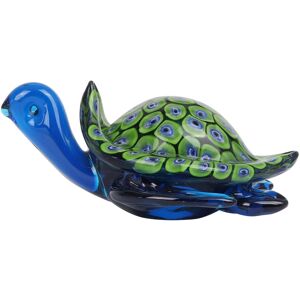 WIDDOP and Co. Objets d'Art Glass Figurine - Blue & Green Turtle WIDDOP and Co. Objets d'Art Glass Figurine - Blue & Green Turtle