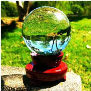 Unbranded 100mm Stand Crystal Glass Ball Natural Quartz Healing Ball + Stand Unbranded 100mm Stand Crystal Glass Ball Natural Quartz Healing Ball + Stand