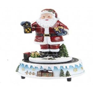 PMS International Father Christmas Revolving Musical Xmas Scene with Train - Christmas Decor PMS International Father Christmas Revolving Musical Xmas Scene with Train - Christmas Decor