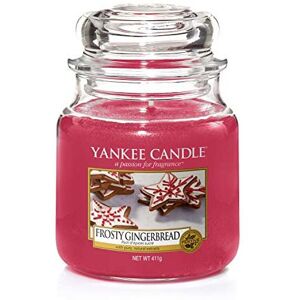 Yankee Candle Scented Candle Frosty Gingerbread Medium Jar Candle Burn Time: Yankee Candle Scented Candle Frosty Gingerbread Medium Jar Candle Burn Time: