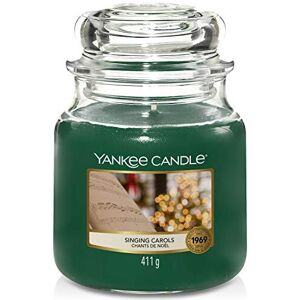 Yankee Candle Scented Candle Singing Carols Medium Jar Candle Up to 75 Hours Yankee Candle Scented Candle Singing Carols Medium Jar Candle Up to 75 Hours