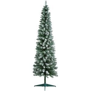 Home 6ft Snow Tipped Pencil Christmas Tree - Green Home 6ft Snow Tipped Pencil Christmas Tree - Green