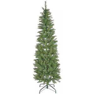 Home 6ft Pre-Lit Natural Look Pop Up Pencil Christmas Tree - Green Home 6ft Pre-Lit Natural Look Pop Up Pencil Christmas Tree - Green