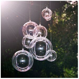 Unbranded (8cm) 10 Pcs Clear Plastic Christmas Balls Baubles Sphere Fillable Xmas Tree Orn Unbranded (8cm) 10 Pcs Clear Plastic Christmas Balls Baubles Sphere Fillable Xmas Tree Orn