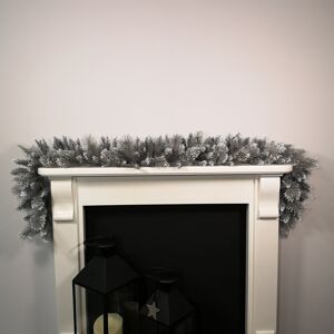 Premier Decorations Ltd Premier Christmas 1.8M Snow Tipped Grey Fir Garland Premier Decorations Ltd Premier Christmas 1.8M Snow Tipped Grey Fir Garland