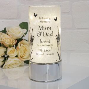 Celebrations Thoughts Of You Memorial Glitter Tube Light - Mum Celebrations Thoughts Of You Memorial Glitter Tube Light - Mum