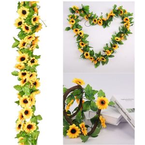 Unbranded Artificial Sunflower Garland Ivy Plants Home Decor Unbranded Artificial Sunflower Garland Ivy Plants Home Decor