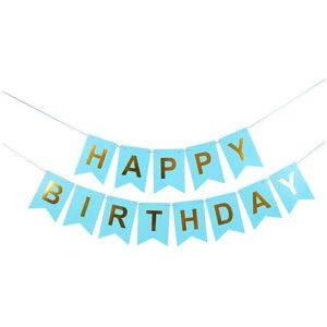 Unbranded (Flag Banner Blue) Large Happy Birthday Balloons Banner Self Inflating Balloon B Unbranded (Flag Banner Blue) Large Happy Birthday Balloons Banner Self Inflating Balloon B