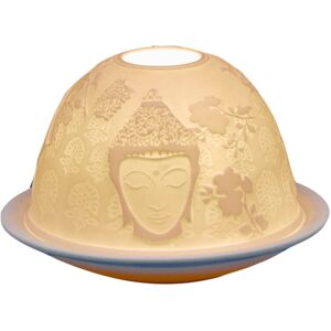 Light-Glow Light Glow Porcelain Tealight Holder Candle Dome & Tray Zen Aura Light-Glow Light Glow Porcelain Tealight Holder Candle Dome & Tray Zen Aura