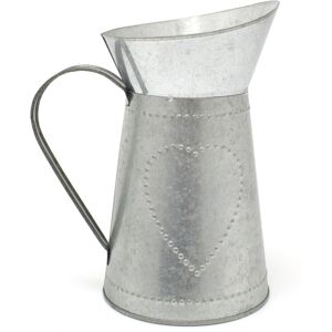 Carousel Home Vintage Style Decorative Tin Pitcher Metal Artificial Flower Jug Vase Shabby Carousel Home Vintage Style Decorative Tin Pitcher Metal Artificial Flower Jug Vase Shabby