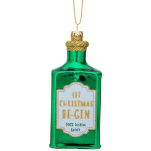 Sass & Belle Let Christmas Be-Gin Shaped Bauble Sass & Belle Let Christmas Be-Gin Shaped Bauble
