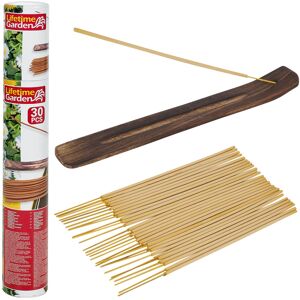 URBN Living 30 Incense Sticks & Wooden Holder Burner Citronella Fragrance Scents URBN Living 30 Incense Sticks & Wooden Holder Burner Citronella Fragrance Scents