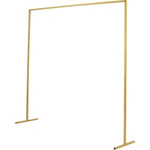 Unbranded (Gold ) Wedding Stand Rack Gold Flower Arch Door Garden Outdoor Background Unbranded (Gold ) Wedding Stand Rack Gold Flower Arch Door Garden Outdoor Background