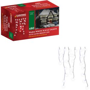 The Christmas Workshop 70609 480 Warm White LED Icicle Chaser Lights The Christmas Workshop 70609 480 Warm White LED Icicle Chaser Lights