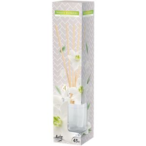 URBN Living (White Flower) Rattan Reed Aroma Diffuser Air Freshener In Glass Bottle Jar URBN Living (White Flower) Rattan Reed Aroma Diffuser Air Freshener In Glass Bottle Jar