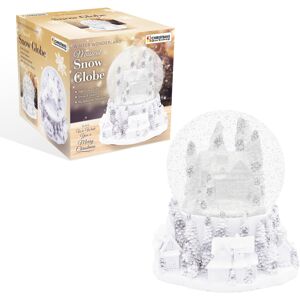 The Christmas Workshop 70799 White Townscape Musical Snow Globe The Christmas Workshop 70799 White Townscape Musical Snow Globe