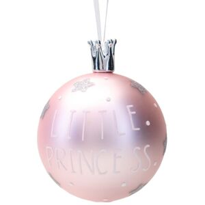 WIDDOP and Co. Widdop Round Glass Bauble Pink Little Princess Christmas Tree Decoration WIDDOP and Co. Widdop Round Glass Bauble Pink Little Princess Christmas Tree Decoration