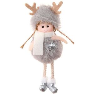 Unbranded (Gray Star) Christmas Angel Doll Toy Hanging Pendant Festival Ornament Xmas Tree Unbranded (Gray Star) Christmas Angel Doll Toy Hanging Pendant Festival Ornament Xmas Tree