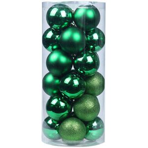 Brand New (Dark Green) 24PCS Christmas Xmas Tree Balls Decorations Baubles Birthday Weddin Brand New (Dark Green) 24PCS Christmas Xmas Tree Balls Decorations Baubles Birthday Weddin