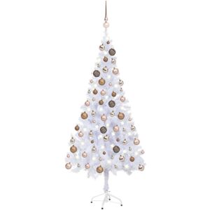 vidaXL Artificial Pre-lit Christmas Tree with Ball Set Xmas Tree 620 Branches vidaXL Artificial Pre-lit Christmas Tree with Ball Set Xmas Tree 620 Branches