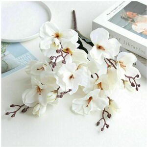 Unbranded (White) Artificial Magnolia Silk Flower Real Touch Bunch Bride Party Garden Wedd Unbranded (White) Artificial Magnolia Silk Flower Real Touch Bunch Bride Party Garden Wedd