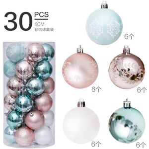 Unbranded (Style 05) 30PCS Christmas Tree Baubles Balls Ornament Wedding Party Decor 6cm Unbranded (Style 05) 30PCS Christmas Tree Baubles Balls Ornament Wedding Party Decor 6cm