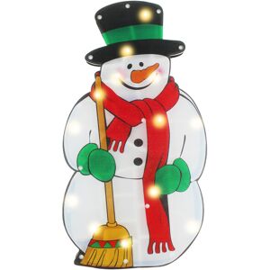 Unbranded (Snowman) Christmas Window Hanging 20 LED Lights Tree Decorations Display Santa Unbranded (Snowman) Christmas Window Hanging 20 LED Lights Tree Decorations Display Santa