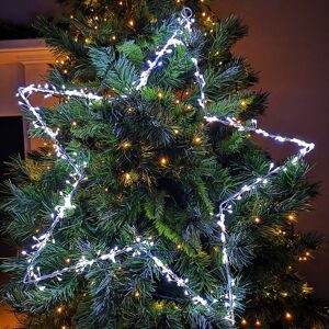 Premier 60cm Large Christmas Animated LED Star Silhouette 280 LED Outdoor Garden Decorat Premier 60cm Large Christmas Animated LED Star Silhouette 280 LED Outdoor Garden Decorat