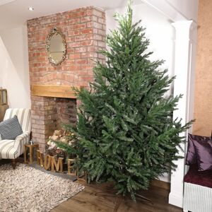 Premier 8ft 240cm Green Glenshee Spruce Artificial Christmas Tree PE and PVC Mix Natural Premier 8ft 240cm Green Glenshee Spruce Artificial Christmas Tree PE and PVC Mix Natural