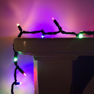 100 LED 8m Premier Christmas Connectable Outdoor Static Lights in Multicoloured 100 LED 8m Premier Christmas Connectable Outdoor Static Lights in Multicoloured