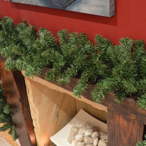 Kaemingk 4 Pack 270cm Imperial Pine Christmas Garland - 25cm Wide, Plain Green, Approxima Kaemingk 4 Pack 270cm Imperial Pine Christmas Garland - 25cm Wide, Plain Green, Approxima