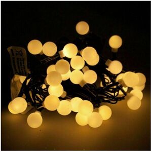 (200 - Warm White) GEEZY LED Christmas Berry Ball Fairy String Light With Timer (200 - Warm White) GEEZY LED Christmas Berry Ball Fairy String Light With Timer