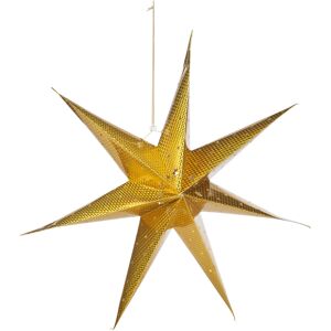 URBN Living (Gold) Large LED Decorative Festive Paper Star Hanging Christmas Lantern Xmas Li URBN Living (Gold) Large LED Decorative Festive Paper Star Hanging Christmas Lantern Xmas Li