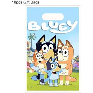 Unbranded (10pcs-Gift Bags) Bluey Theme Kids Birthday Party Supplies Decor Plate Tableclot Unbranded (10pcs-Gift Bags) Bluey Theme Kids Birthday Party Supplies Decor Plate Tableclot