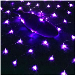 Unbranded (Purple, UK-3x2m-200LEDs) Net Mesh Christmas Fairy String Lights Xmas Party Outd Unbranded (Purple, UK-3x2m-200LEDs) Net Mesh Christmas Fairy String Lights Xmas Party Outd