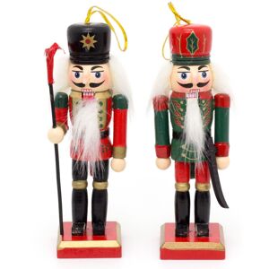 Carousel Home Set Of 2 12cm Traditional Christmas Nutcracker Soldiers Christmas Figures Hang Carousel Home Set Of 2 12cm Traditional Christmas Nutcracker Soldiers Christmas Figures Hang