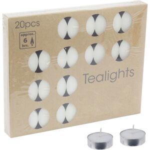 Carousel Pack Of 20 White Ivory Tealight Candles Unscented Candle Tealights Wedding C Carousel Pack Of 20 White Ivory Tealight Candles Unscented Candle Tealights Wedding C
