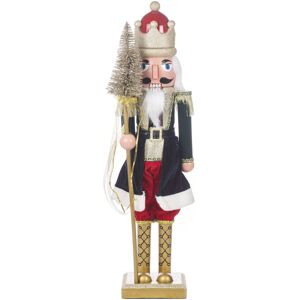 URBN Living (38cm, Green Tree) Wooden Christmas Nutcracker Soldier Xmas Traditional Ornament URBN Living (38cm, Green Tree) Wooden Christmas Nutcracker Soldier Xmas Traditional Ornament