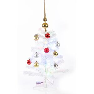 URBN Living (White) Artificial Christmas Tree + Stand Green White 3ft URBN Living (White) Artificial Christmas Tree + Stand Green White 3ft