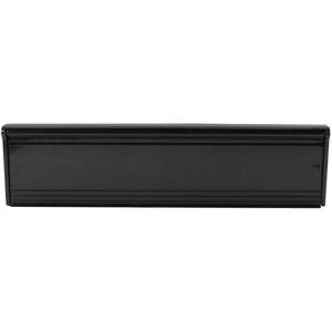 STORMGUARD (Black) Letterbox Draught Excluder Seal Brush Flap Letter Box Metal Weather Cove STORMGUARD (Black) Letterbox Draught Excluder Seal Brush Flap Letter Box Metal Weather Cove