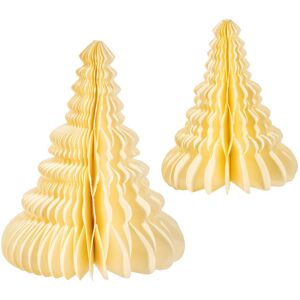 WIDDOP and Co. Off White Honeycomb Tree Standing Decoration (Set Of 2) WIDDOP and Co. Off White Honeycomb Tree Standing Decoration (Set Of 2)