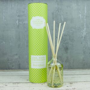 The Country Candle Company Polkadot Diffuser - Lime, Basil & Mandarin The Country Candle Company Polkadot Diffuser - Lime, Basil & Mandarin
