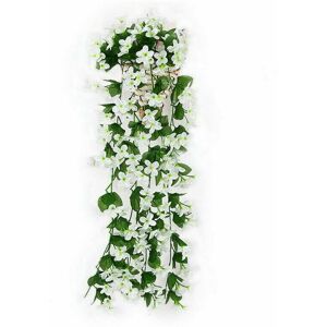 Unbranded (White) Artificial Fake Hanging Flowers Vine Plant Home Garden Decoration Indoor Unbranded (White) Artificial Fake Hanging Flowers Vine Plant Home Garden Decoration Indoor