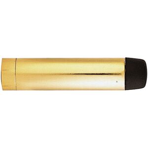 Loops Wall Mounted Rubber Tipped Doorstop Cylinder 71 x 16mm Polished Brass Loops Wall Mounted Rubber Tipped Doorstop Cylinder 71 x 16mm Polished Brass