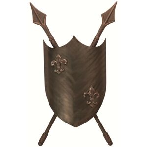 Loops Twin Wall Light Coat of Arms Design Burnished Bronze LED GU10 35W - Wall Light Loops Twin Wall Light Coat of Arms Design Burnished Bronze LED GU10 35W - Wall Light