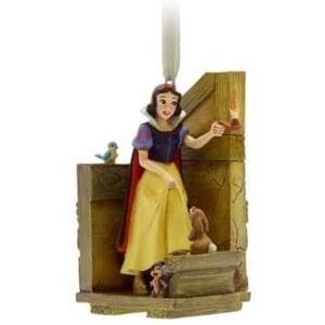 Disney Snow White Classic Hanging Ornament with forest animal friends Disney Snow White Classic Hanging Ornament with forest animal friends