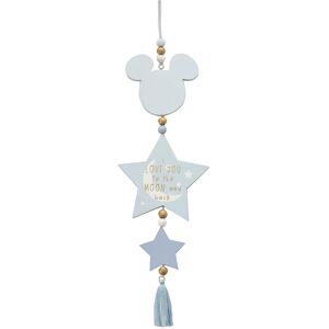 WIDDOP and Co. Disney Mickey Mouse Love You To The Moon & Back Hanging Baby Plaque WIDDOP and Co. Disney Mickey Mouse Love You To The Moon & Back Hanging Baby Plaque