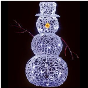Premier 90cm Acrylic Snowman with 80 Twinkling White LEDs Premier 90cm Acrylic Snowman with 80 Twinkling White LEDs