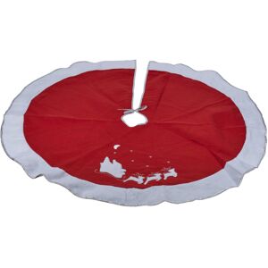 URBN Living (120cm Sleigh Design) Santa Reindeer Christmas Tree Skirt Xmas Cover URBN Living (120cm Sleigh Design) Santa Reindeer Christmas Tree Skirt Xmas Cover