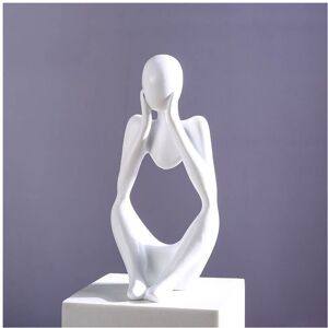 Unbranded (White ) Home Office Desktop Ornament Gift Resin Thinker Sculpture Statue Figuri Unbranded (White ) Home Office Desktop Ornament Gift Resin Thinker Sculpture Statue Figuri
